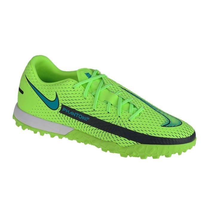 Nike Phantom GT Academy TF CK8470-303, Homme, Vert, chaussures de foot turf