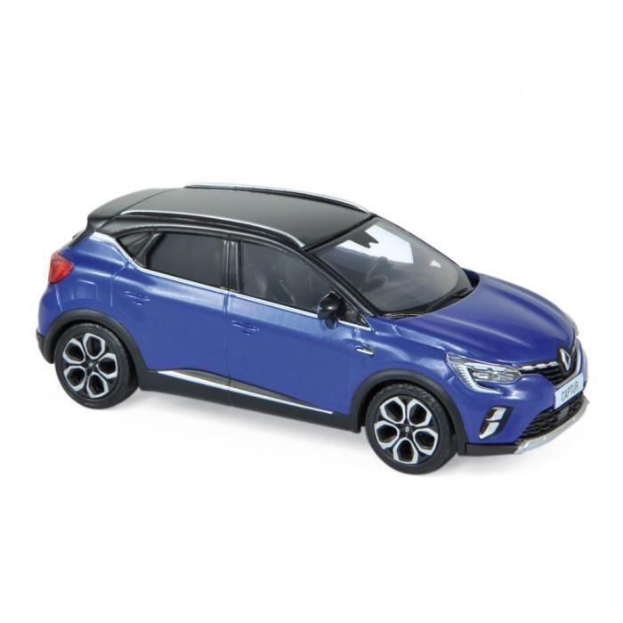 Miniatures montées - Renault Captur Bleu et Noir 2020 1/43 Norev
