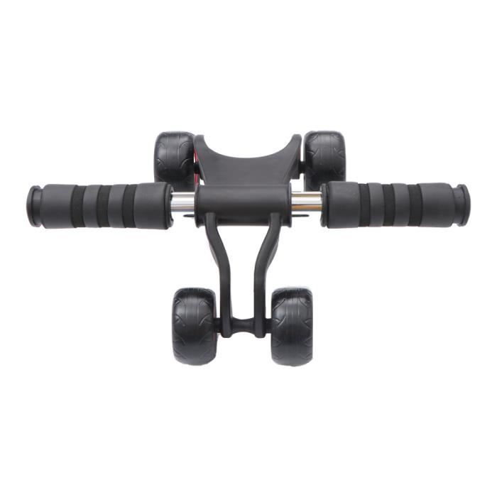 Power Roller Multifonctionnel Ménage Gym Équipement de Fitness Muscle Abdominal Quatre Roues pour APPAREIL ABDO - PLANCHE ABDO