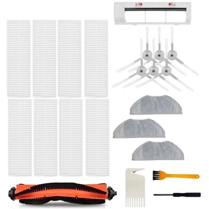 Brosse Latérale & Rouleau Filtre HEPA Pour Aspirateur Robot Xiaomi MiJia G1 (MJSTG1)