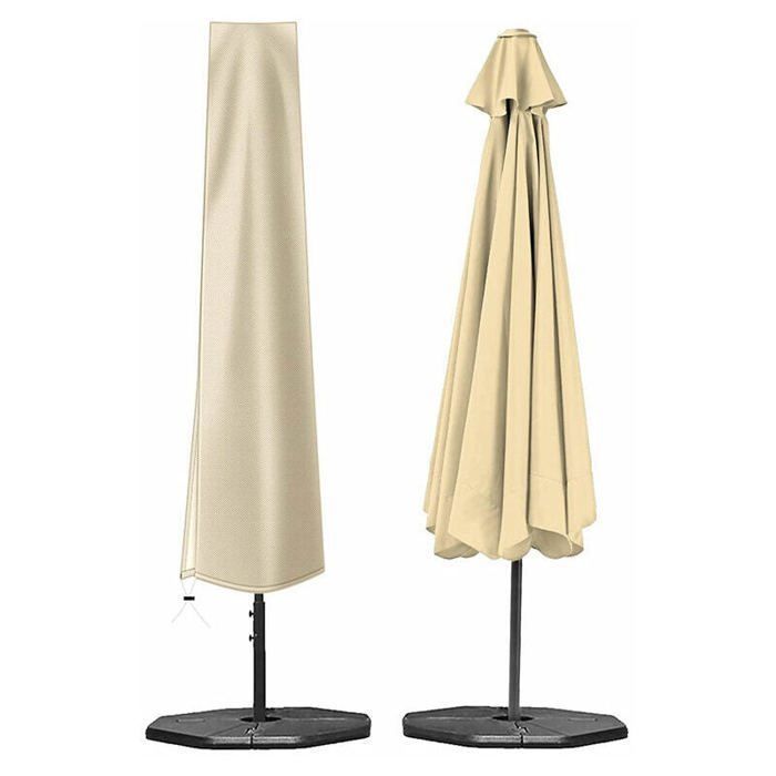 Housse de Parasol,Couverture de Parasol Imperméable,Anti-UV,Robuste en Tissu Oxford 210D Housse Protection pour Parasol (190X30X50cm) | Leroy Merlin