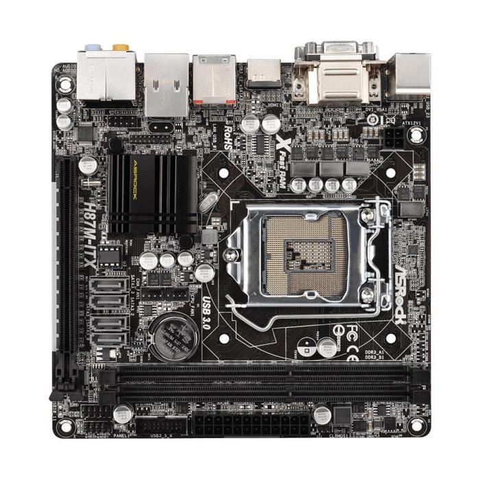 Carte mère ASRock H87M-ITX Intel H87 LGA 1150 2xDDR3 16GB Mini-ITX Reconditionné - ASRock reconditionné disponible sur Cdiscount Seconde Vie