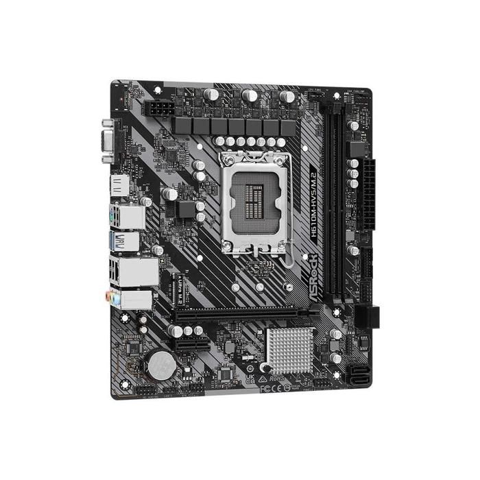 Carte mère ASRock H610M-HVS/M.2 R2.0 Intel H610 LGA 1700 2xDDR4 64GB Micro ATX Reconditionné - ASRock reconditionné disponible sur Cdiscount Seconde Vie