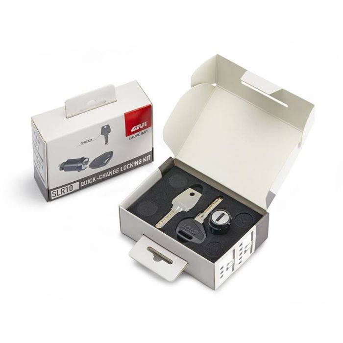 Kit de serrure de sécurité - GIVI - SLR101 - Trekker Outback Evo Smart - 2 clés - Cylindre codé Kit de serrure de sécurité - GIVI - SLR101 - Trekker Outback Evo Smart - 2 clés - Cylindre codé