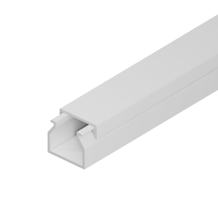 Goulotte électrique - EDO Solutions Technic - EDO777726 - Blanc - PVC ...