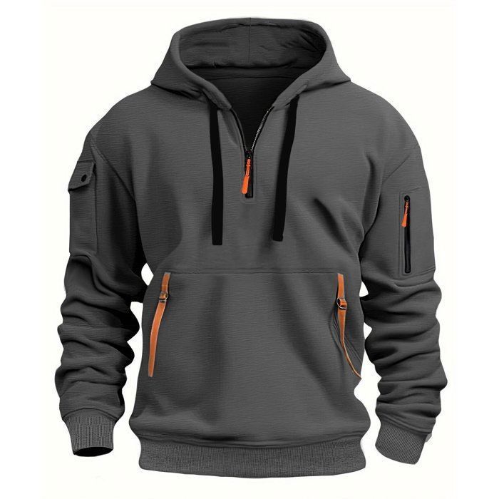 Sweat à Capuche Zippé Homme Sport Léger Respirant - Veste Course Fitness