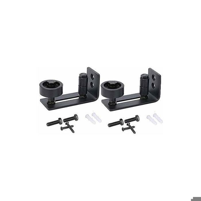Guide de Porte Coulissante Robuste pour Porte de Grange Bute 8 en 1 en Acier au Carbone couleurs multiples