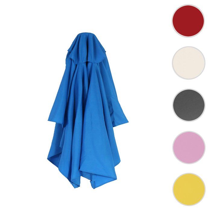 Toile de rechange pour parasol N23 2x3m rectangulaire tissu/textile 45kg bleu
