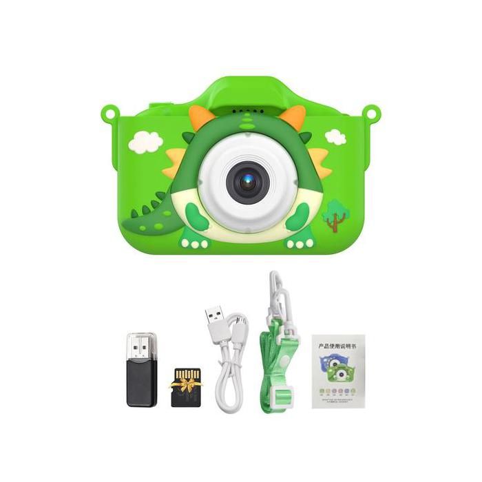 Appareil photo pour enfants mini dinosaure ,2 pouces, double caméra