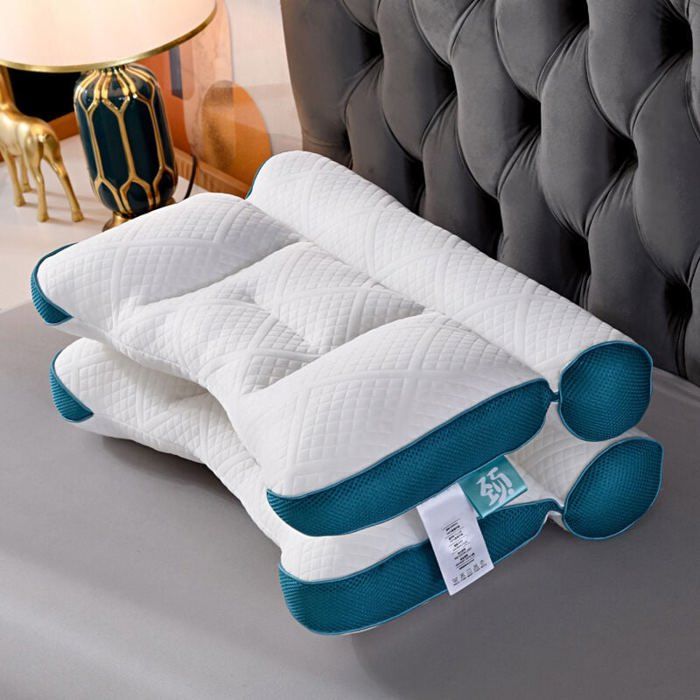 Oreiller ergonomique OKZ Antironflement Apnée du sommeil 40x60 — free download