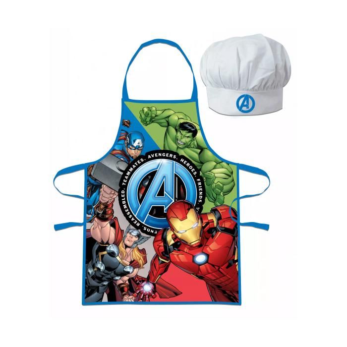 Ensemble de cuisine - AVENGERS - Toque et Tablier -