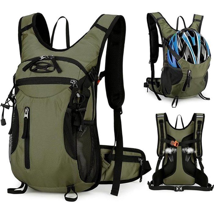 Sac à dos étanche 15 L pour le ski le vélo léger pour homme idéal pour le sport le VTT le camping la randonnée et