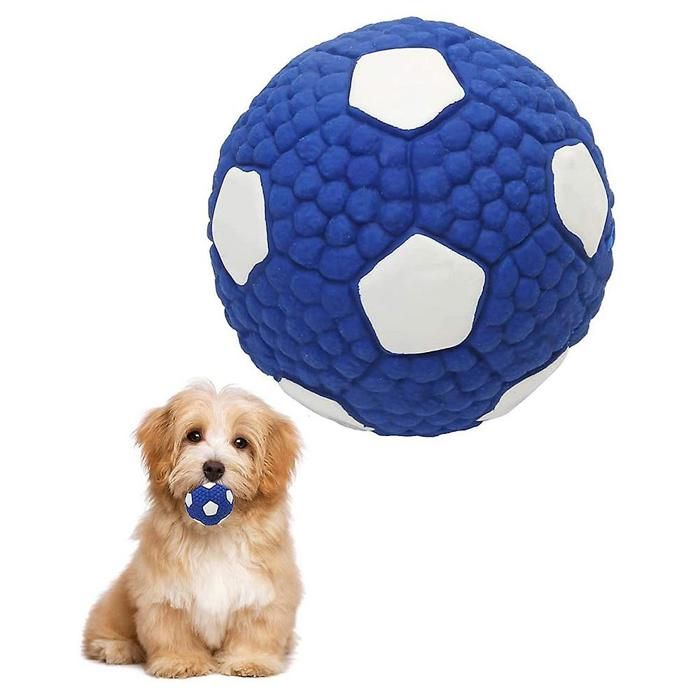 Balle en latex pour chien adaptée aux chiens de petite moyenne et grande taille. Balle interactive flottante et rebondissante