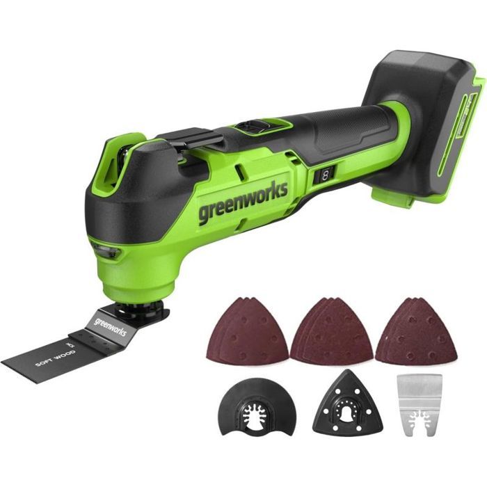 Outil multifonctions Greenworks multifunction tool mt332a1 24v