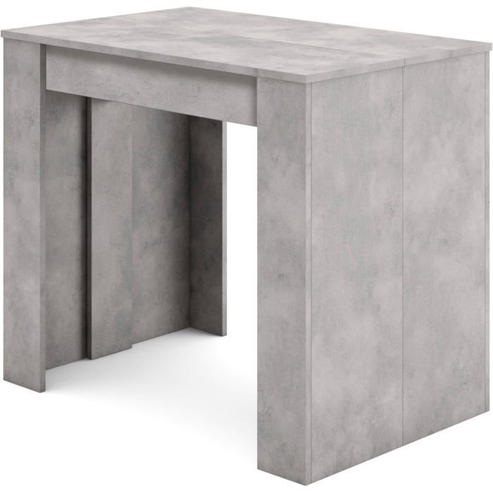 Table Console ExtensibleConsole Meuble220Pour 10 PersonnesTable À MangerStyle ModerneCiment