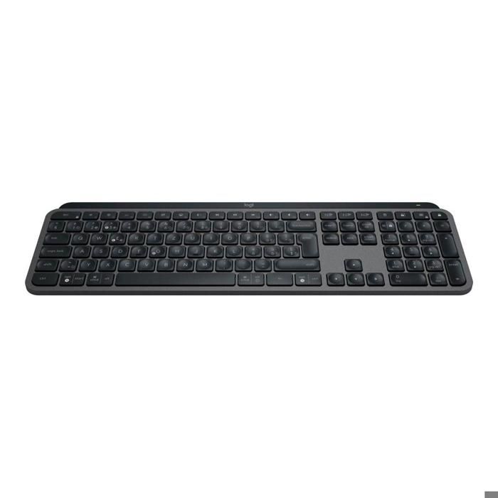 Logitech MX Keys S - Clavier - rétroéclairé - LE - Suisse - commutateur: commutateurs à clé à ciseaux - graphite - avec Palm Rest