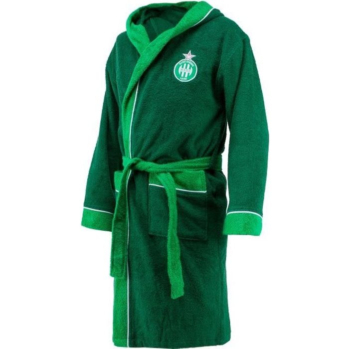 Peignoir ASSE Collection officielle AS Saint Etienne Taille Homme M Cdiscount Maison