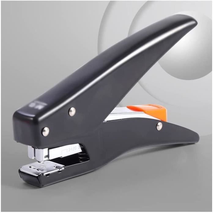 Agrafeuse De Bureau Portable - Capacité 12 Feuilles - Désagrafeur Intégré - En Métal Et Plastique - Plusieurs Coloris