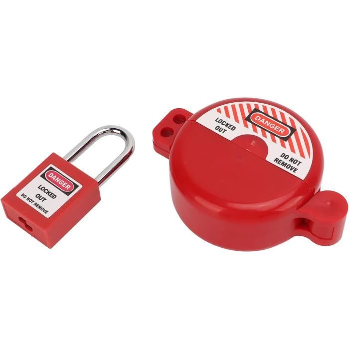 Lockout Tagout Valve Lock, Antiaging Pa Gate Valve Lockout Résistant À ...