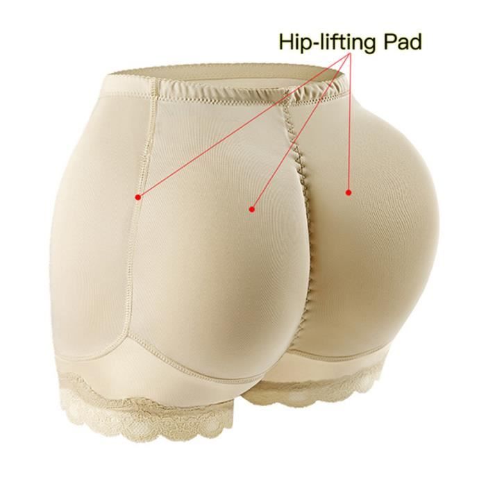 Culotte Rehausseur De Fesses Rembourrée – Shapewear Invisible, Coussinets Amovibles, Effet Push-up