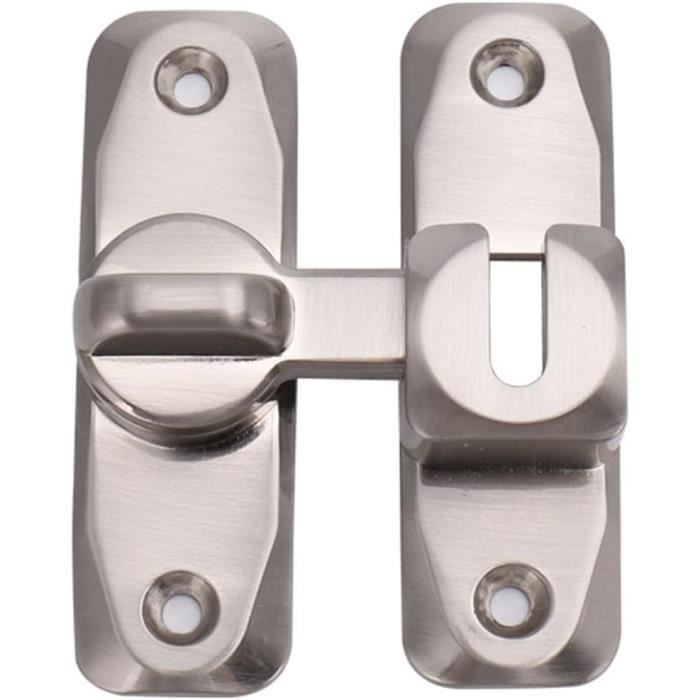 5 Pcs Serrure de Porte, Loquet Porte Coulissante Minuscule Boulon de Porte, Loquet en Acier
