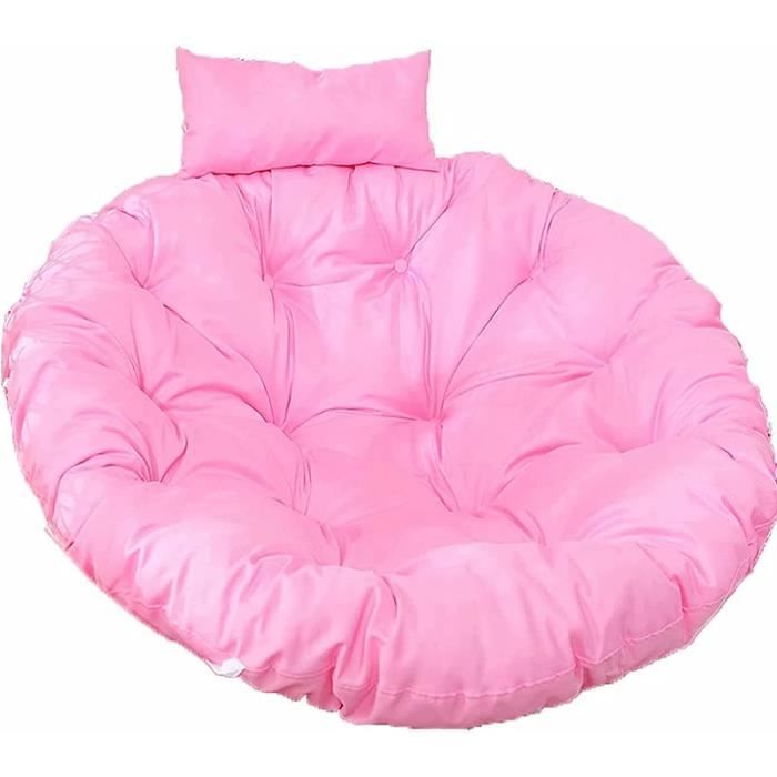 BAILR Coussin Hamac Chaise Suspendue Doux – Coussin Siège & Dossier Velours Imitation Agneau – Confort Orthopédique Jardin & Bureau (A)