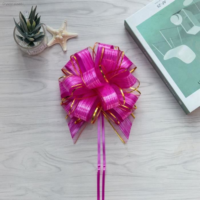 Frgasgds 120 Pièces Noeuds De Noël Mini Pour Arbre, Décoration Bowknot D'Or Pour Boîte Ruban