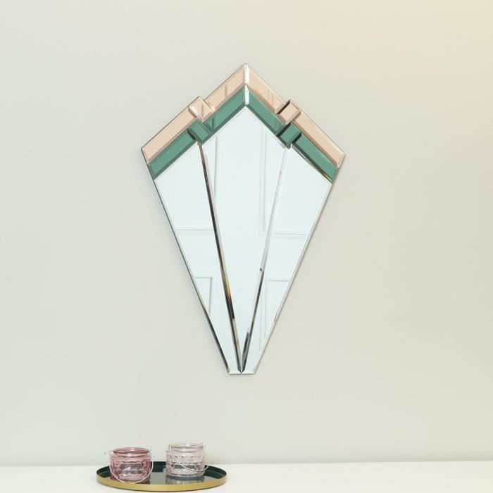 Lot De 16 Carreaux Miroir Mural En Verre 14x12 Pouces - Pour Décoration Moderne - Neuf