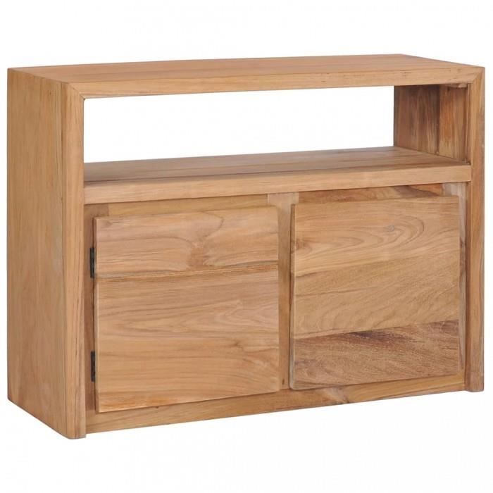 Buffet - P134 - Bois de teck massif - Marron - Adulte - 134 cm