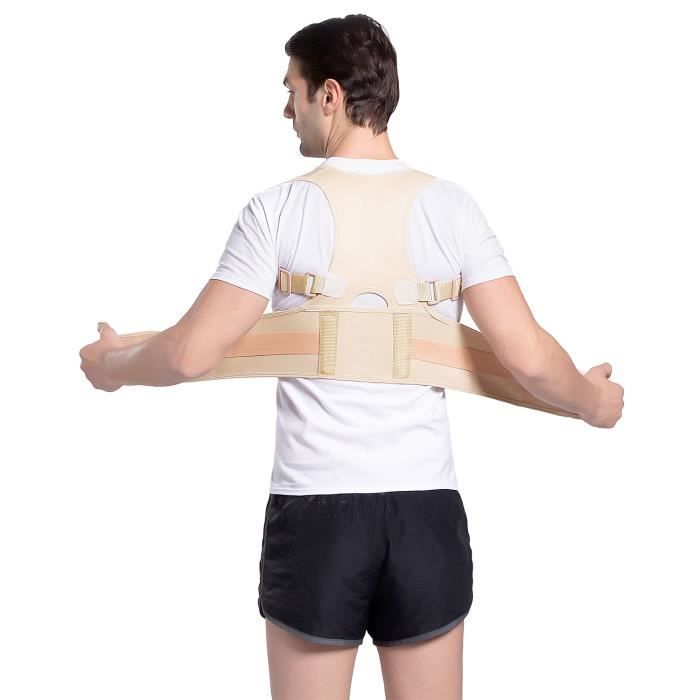 Ceinture Correctrice De Posture - Soutien Lombaire Réglable Unisexe - Taille Unique, Couleur Noir - Neuf (sans Marque, En Coton)