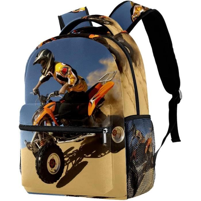 Cartable Scolaire Motocross Motobike Cartable 29.4x20x40cm 793 Cdiscount Bagagerie Maroquinerie