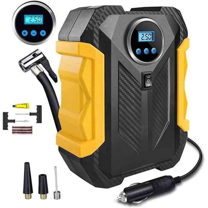 Compresseur D'air électrique 12V Pour Voiture - Pompe à Pneu Sur Allume-cigare