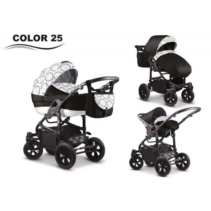 Poussette Trio City Star 16 Noire Et Blanche A Cercles Fond Blanc Chassis Noir Roues Blanches Cdiscount Pret A Porter Poussette Trio City Star 16 Noire Et Blanche A Cercles Fond Blanc Chassis Noir Roues Blanches Cdiscount Pret A Porter