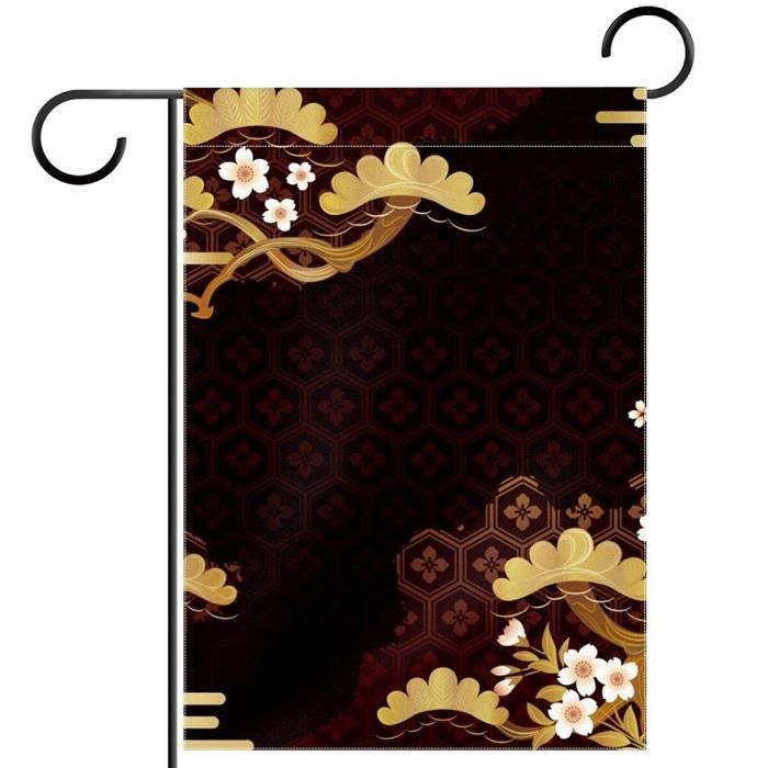 Drapeau Jardin Notes De Musique 30,5x45,7 Cm - Polyester Double Face, Résistant Aux Intempéries - 9