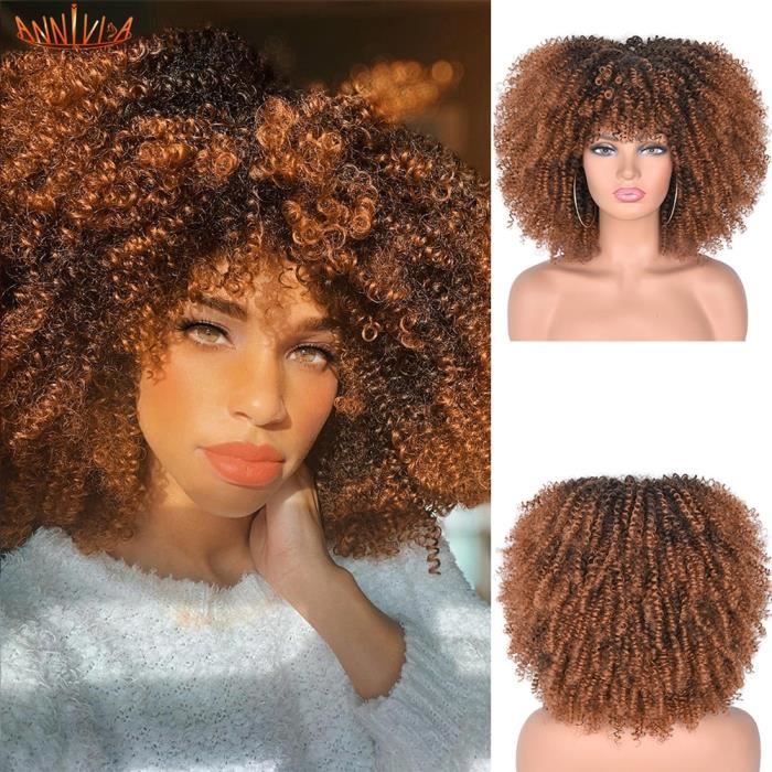 Perruques afro online cheveux courts