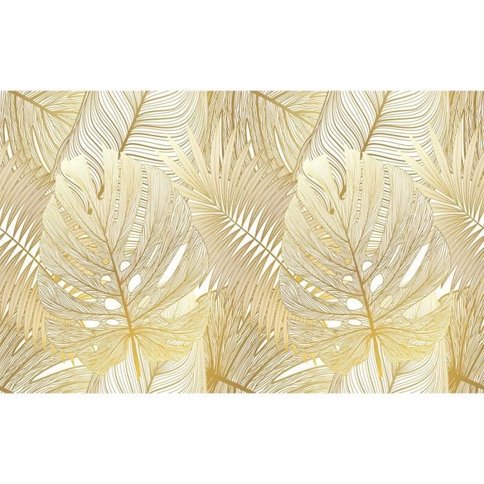 Papier Peint Panoramique 3D Plante Feuille De Bananier Tropical