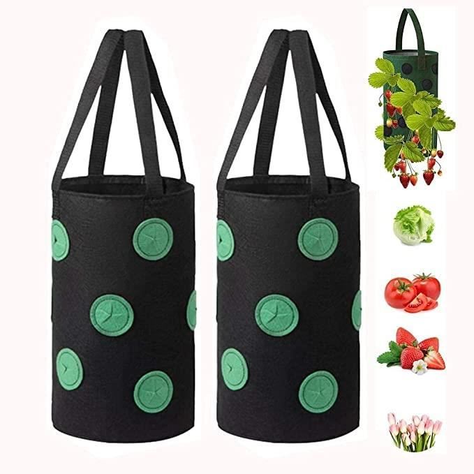 Sac Bouteille Réutilisable Lot De 2 Sacs à Bouteilles En Feutre 6 Compartiments - Porte-Bouteilles Réutilisable Gris Foncé 24x18x16cm