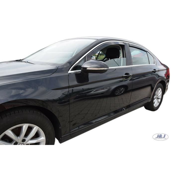 Heko Déflecteurs D'Air Compatible Volkswagen Passat 4/5P Berlina 2005-2015 - Lot De 2