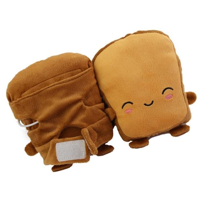 Gants Chauffants USB Mi-Doigts - Pour Hiver, Ski, Randonnée - Chauffage 42°C - Lavables