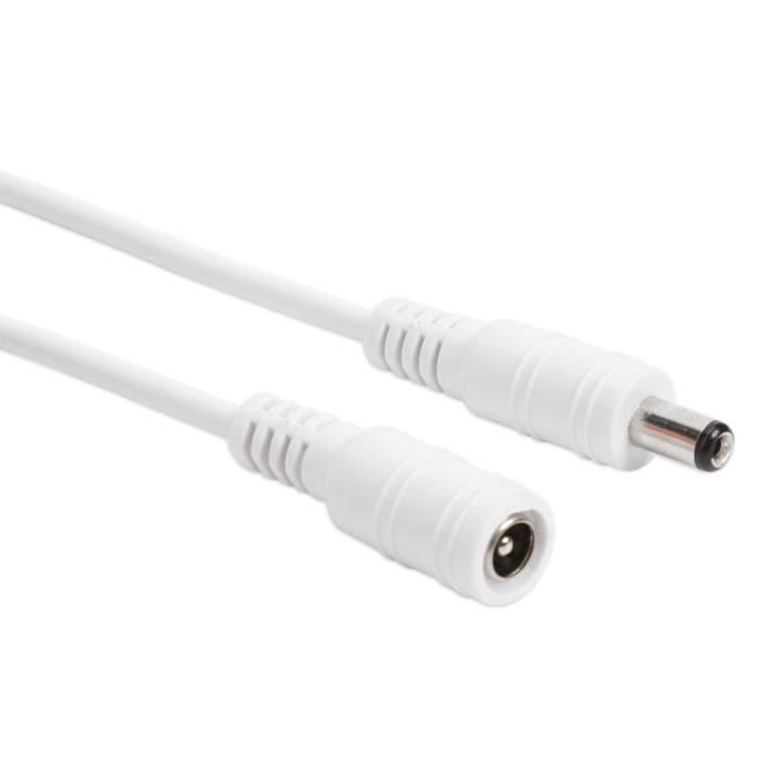 Câble photo,Câble d'alimentation 12V-24V DC, 5.5x2.1mm, adaptateur mâle ...