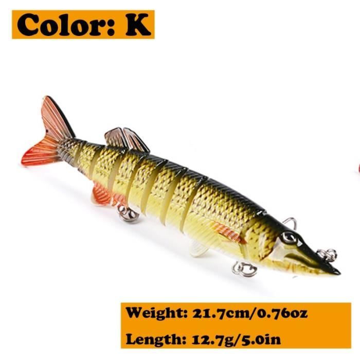 Acheter Ensemble de leurres de pêche multiples, Wobblers, couleurs
