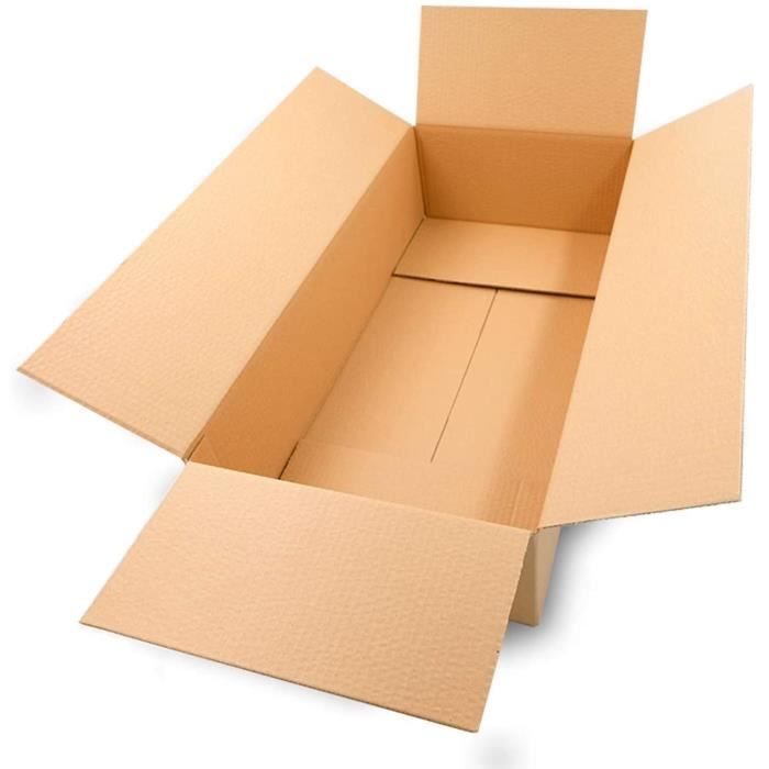 Carton D'expédition Pliable KK-90 - Dimensions 400x300x200mm - Marron - Fabriqué En Pologne