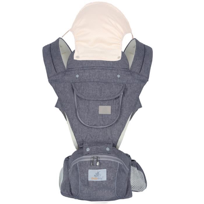 Porte Bebe Ventral Randonnee Sac A Dos Respirant Pour 0 36 Mois Gris Fonce Cdiscount Puericulture Eveil Bebe