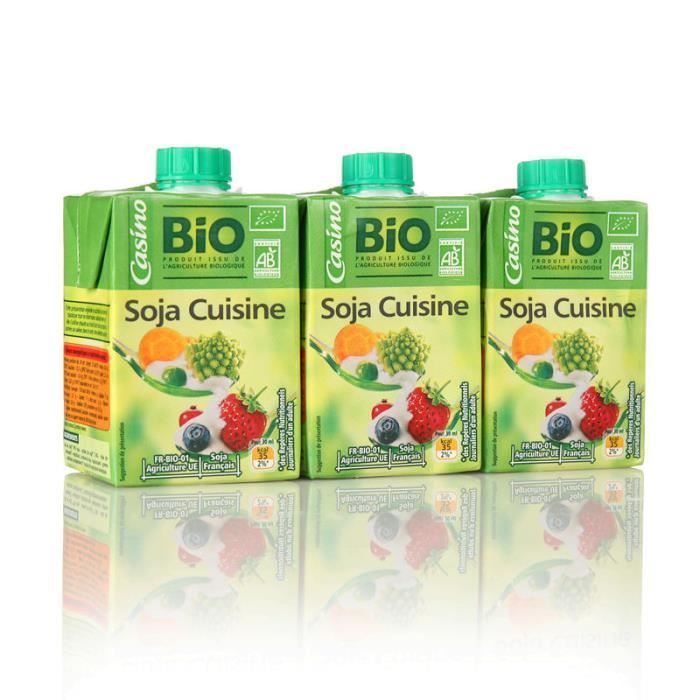 Creme De Soja Cuisine Bio Achat Vente Yaourts Desserts Soja