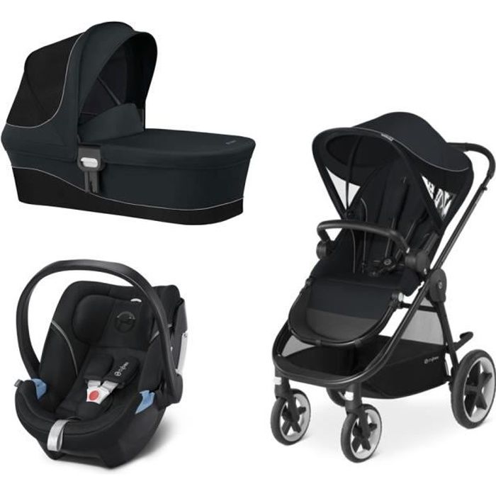 Poussette TRIO Balios S Lux BLK ATON 5 Nacelle S Deep Black - Cdiscount  Puériculture & Eveil bébé