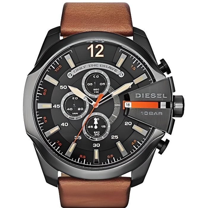 Montre diesel homme grise clearance