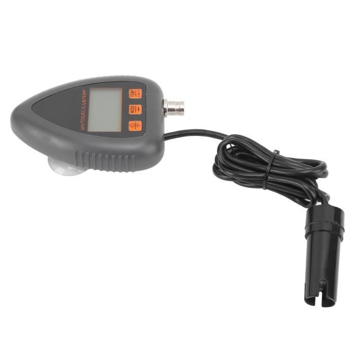 Testeur Numérique Piscine PC-102B – PH & Chlore CL2 | Analyseur D'Eau Automatique Avec Sonde Pour Piscine & Spa Familial