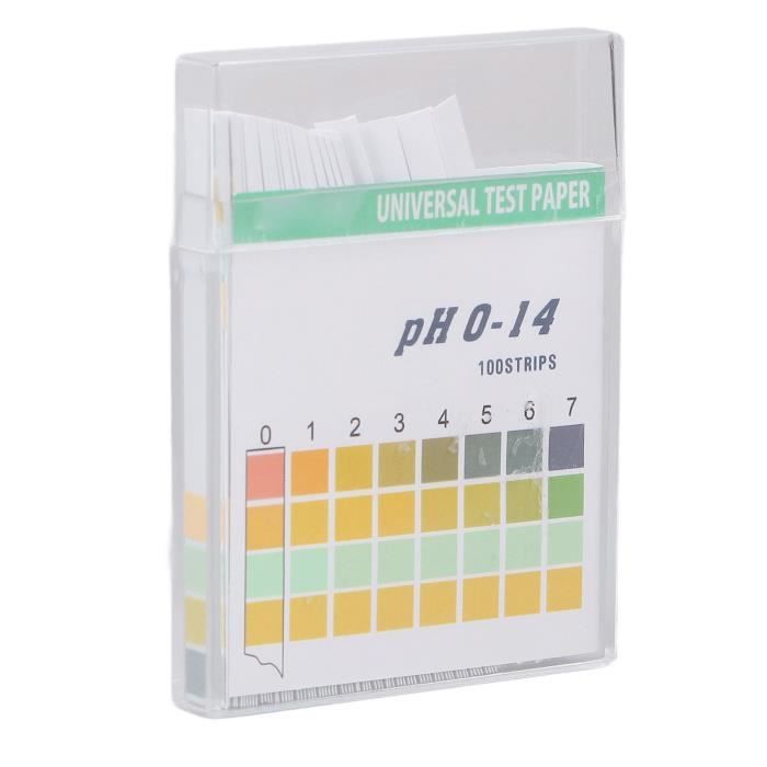 Bandelettes de test pH du sol 100 bandelettes Testeur de sol 0-14 Test de  sol