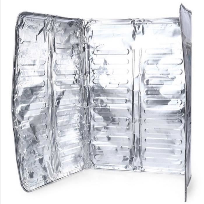 Plaque Anti-projection de Huile Anti-chaleur en Papier d'Aluminium pour  Cuisine - Cdiscount Maison