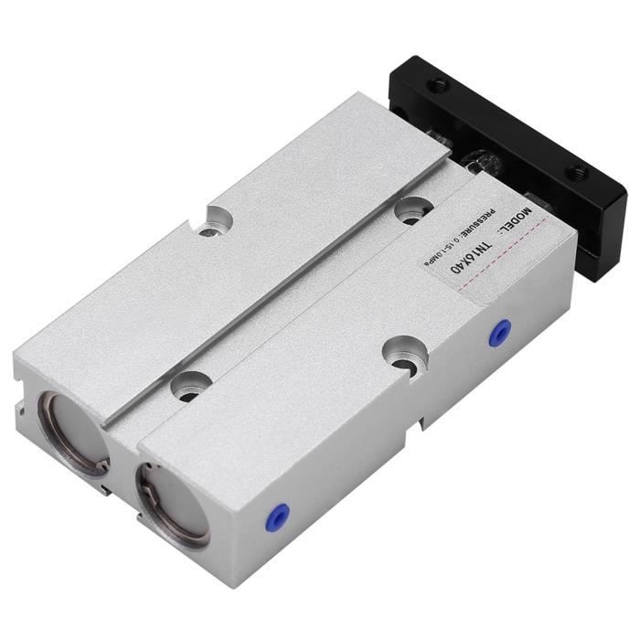 Cylindre Pneumatique à Roulement à Glissière Alésage 12mm Course 30mm - Vérin Double Effet SMC Type 3 Tiges